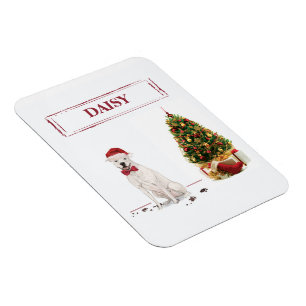 Lustiger American Staffordshire Terrier Weihnachts Magnet
