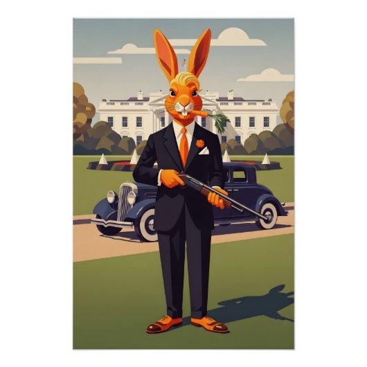 Lustiger Amerikaner Poster (Vorderseite)