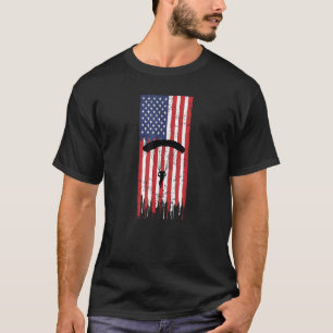 Lustiger amerikanischer Fallschirmspringer Fallsch T-Shirt