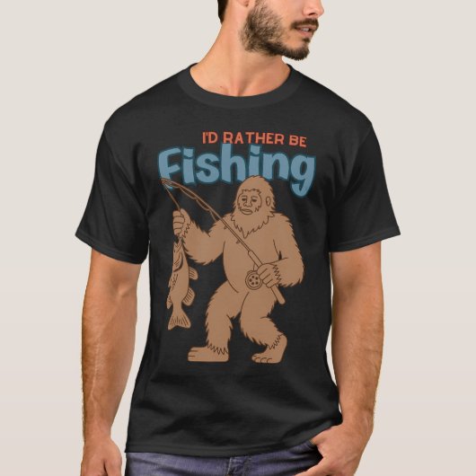 Lustiger Amerikanischer Flagge Fisch Fischer Ameri T-Shirt (Vorderseite)