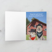 Lustiger amerikanischer gotischer karte (Innenseite)