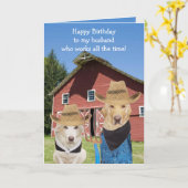 Lustiger amerikanischer gotischer karte (Gelbe Blume)