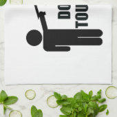 Lustiger Amor Geschirrtuch (Gefaltet)