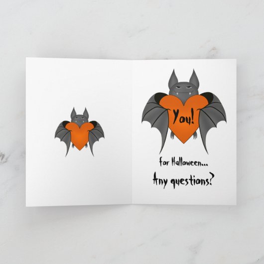 Lustiger amorous romantischer karte (Innenseite)