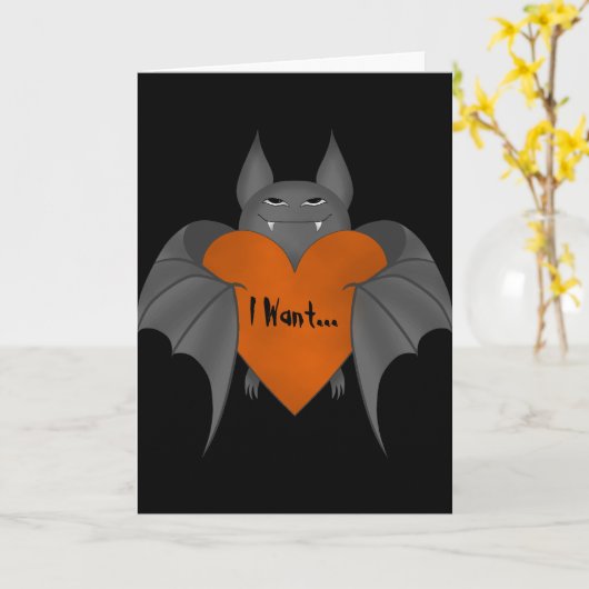 Lustiger amorous romantischer karte (Gelbe Blume)