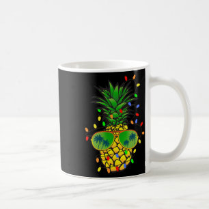 Lustiger Ananas Weihnachtsbaum Sommer Weihnachten Kaffeetasse