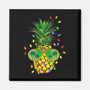 Lustiger Ananas Weihnachtsbaum Sommer Weihnachten  Magnet