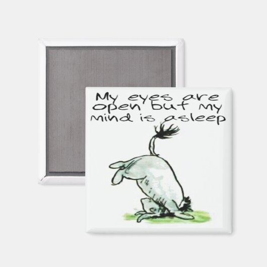 Lustiger Anführungsmagnet Magnet (Vorderseite/Rückseite)