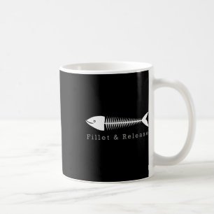 Lustiger Angel-Fischer Humor Tee Filet und loslass Kaffeetasse