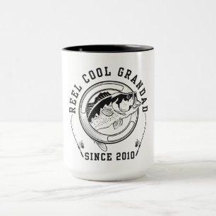Lustiger Angel-Spruch Reel Cool Opa Seit 2010 Tasse