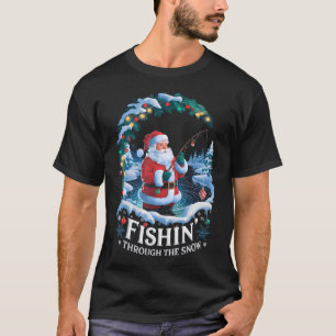 Lustiger Angel- und Jagd-Weihnachts-Humor Jäger C T-Shirt