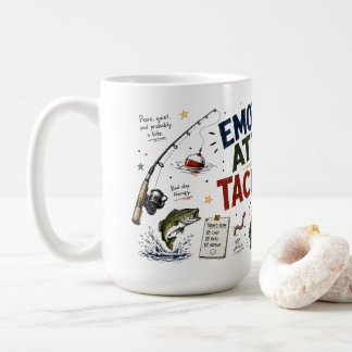 Lustiger Angel-Vater-Becher | Tackle-Box-Humor Kaffeetasse