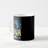 Lustiger Angelfan glücklicher Muttertag passend Kaffeetasse (Vorderseite Links)