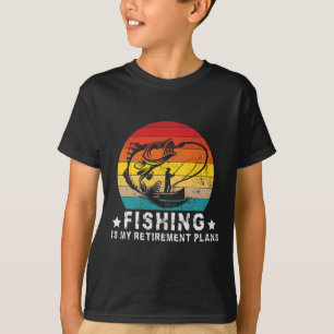 Lustiger Angelfan Und Im Ruhestand Angeln Ist Mein T-Shirt