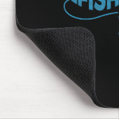 Lustiger Angelglück Fischer Fische Mich Glück Mousepad (Ecke)