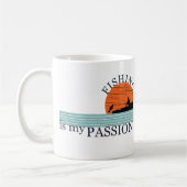 Lustiger Angelspruch Kaffeetasse (Links)
