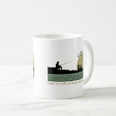 Lustiger Angelspruch Kaffeetasse (VorderseiteRechts)