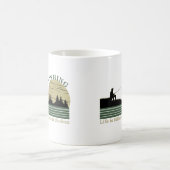 Lustiger Angelspruch Kaffeetasse (Mittel)