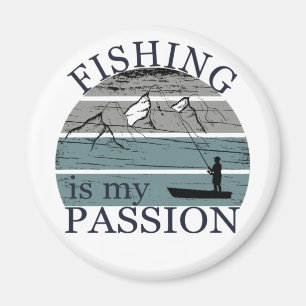 Lustiger Angelspruch Magnet