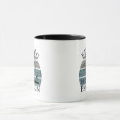 Lustiger Angelspruch Tasse (Zentrum)