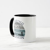 Lustiger Angelspruch Tasse (Vorderseite Links)