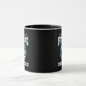 Lustiger Angelspruch Tasse (Zentrum)