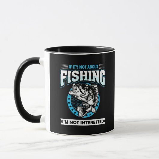Lustiger Angelspruch Tasse (Links)
