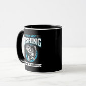 Lustiger Angelspruch Tasse (Vorderseite Links)