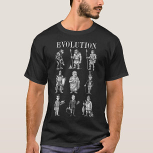 Lustiger Angelvater Evolution Angler Vatertag T-Shirt