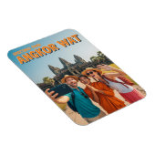 Lustiger Angkor Wat Kambodscha Magnet (Rechte Seite)