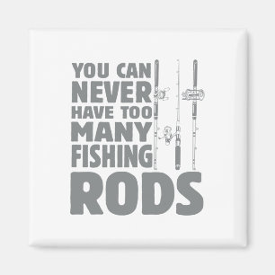 Lustiger Angler Angelruten Design Angel Liebhaber Magnet