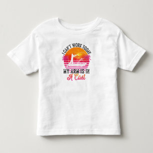 Lustiger Angler-Fischfang Kleinkind T-shirt