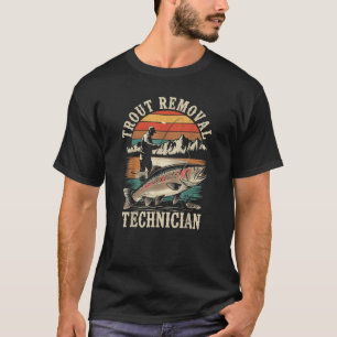 Lustiger Angler Forellen Fly-Fischen T-Shirt