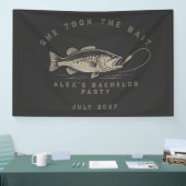 Lustiger Angler Maßgeschneiderte Angler Junggesell Banner (Messe)
