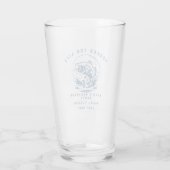 Lustiger Angler Maßgeschneiderte Angler Junggesell Glas (Rückseite)