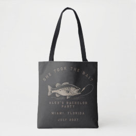 Lustiger Angler Maßgeschneiderte Angler Junggesell Tasche