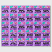 Lustiger Anime besessen gewesen Geschenkpapier (Flach)