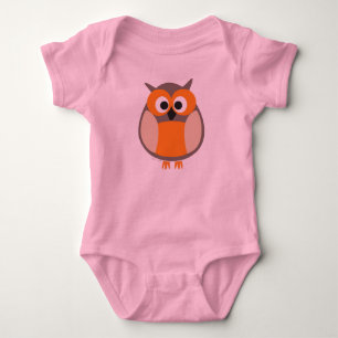 Lustiger Anstarreneulen-Babybodysuit Baby Strampler