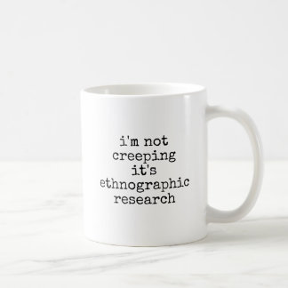 Lustiger Anthropologe Ethnografische Forschung Kaffeetasse