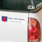 Lustiger Anti-Clinton Autoaufkleber (Auf Lkw)