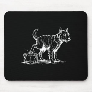 Lustiger Anti-Eis-Hund Mousepad