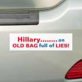 LUSTIGER ANTI-HILLARY ALTE TASCHEN-AUTOAUFKLEBER AUTOAUFKLEBER (Auf Auto)