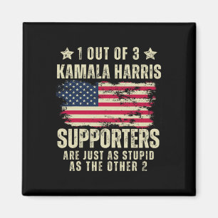 Lustiger Anti-Kamala-Harris-dummer-Witz-Amerikanis Magnet