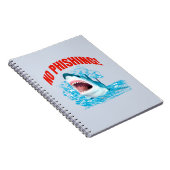 Lustiger Anti-Phishing-Hai Notizblock (Rechte Seite)