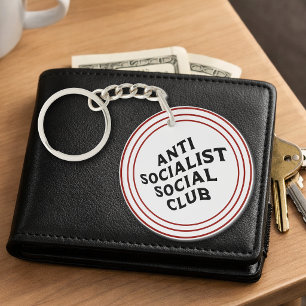Lustiger Anti-Sozialistischer-Sozial-Club Sozialis Schlüsselanhänger