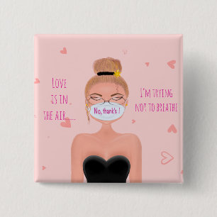 Lustiger Anti-Valentinstag Button