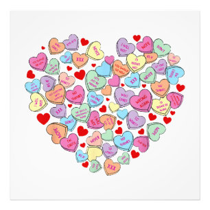 Lustiger Anti-Valentinstag Fotodruck
