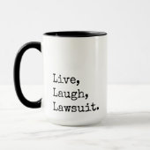 Lustiger Anwalt-Becher für ihn oder sie, Lustiger Tasse (Links)
