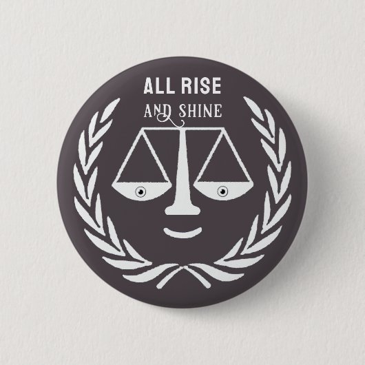 Lustiger Anwalt Geschenk Button (Vorderseite)