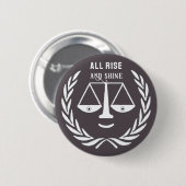 Lustiger Anwalt Geschenk Button (Vorne & Hinten)